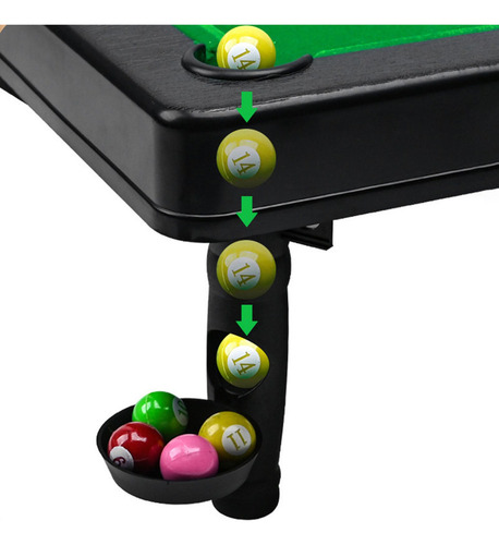 Mini Juego De Mesa De Billar, Juego De Billar En L