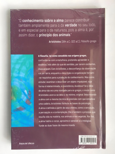 Coleção Os Pensadores Ed 17 Aristóteles Sobre A Alma Folha