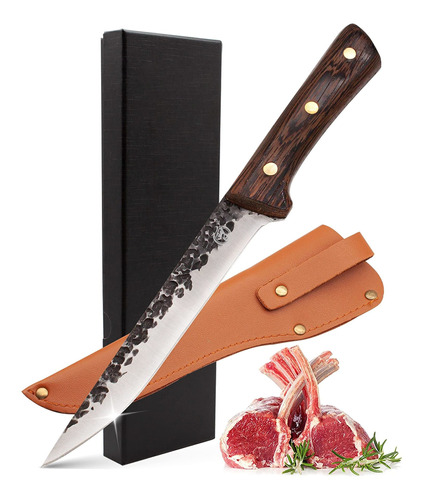 Cuchillo De Deshuesar Full Tang Con Funda, Para Deshuesar, C