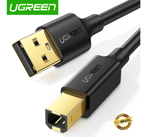 Ugreen 208460  USB-A a USB-B Cabo Impressora 1m
