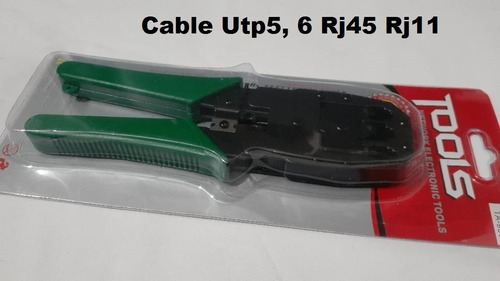 Ponchadora Corta Y Pela Cable Utp5, 6 Rj11-rj45 