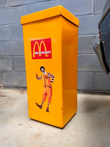 Lixeira Antiga - Mc Donalds Americana - Limda Peça
