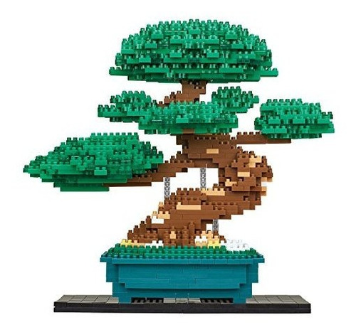 Kit De Construccion Nanoblock Bonsai Matsu Deluxe Edition V