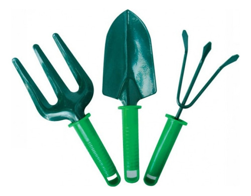 Set De Jardinería Pala Rastrillo Removedor Kit 3 Piezas