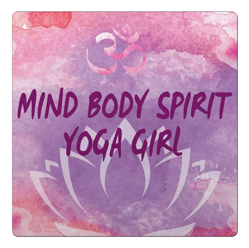Makoroni Mente Cuerpo Espiritu Yoga Chica Meditacion Azulejo