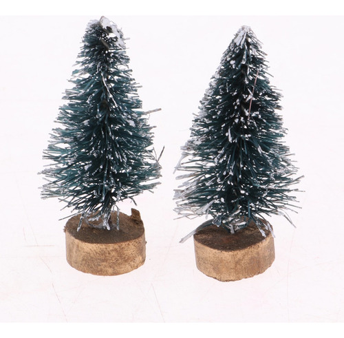 W 20 Piezas Dollhouse Miniatura Árbol De Navidad Cuarto