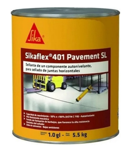 Sikaflex 401 Pavement Sl Sellante Monocomponente X 1 Gal