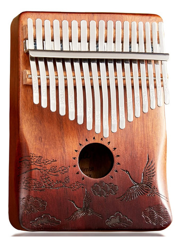 Kalimba Thumb Piano 17 Teclas Notas Grabadas Patrón De...