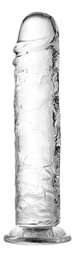 Pene de gelatina de silicona transparente 27,5 x 5,5 cm