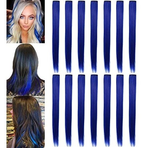 Huanling 14 Pcs Colored Hair Extensiones 21inch Sb7j8