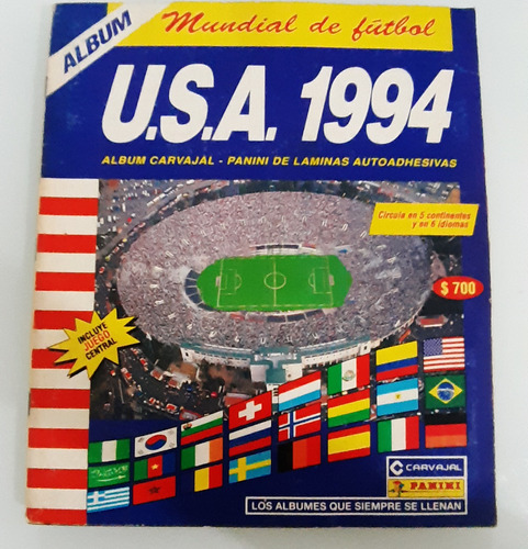 Album Mundial Futbol Usa 94 Panini