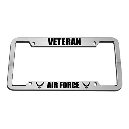 Portaplacas De Metal De Zinc Fuerza Aérea De Veterano,...