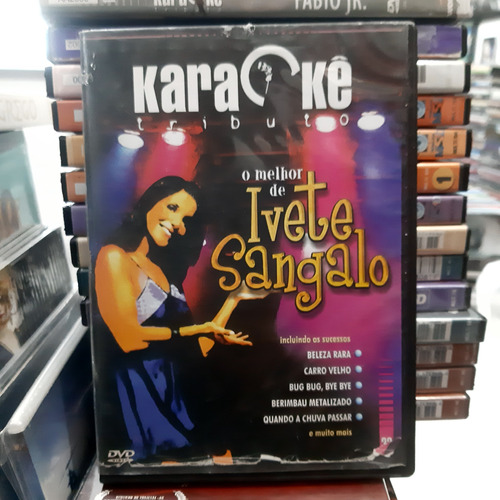 Dvd Original Karaoke Tributo O Melhor De Ivete Sangalo