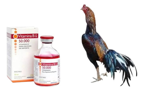 Vitamina B12 5000 Para Galos Chamo E Índio E Cavalos