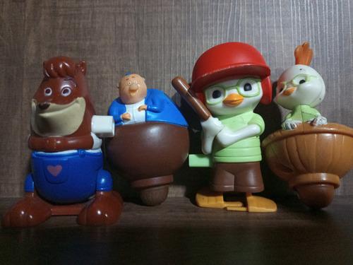 4 Bonecos Galinho Chicken Little Usados Na Condição (Usado)