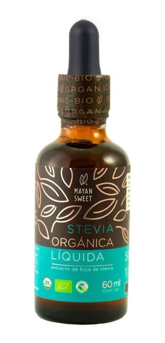 Stevia Orgánica Extracto Líquido Mayan Sweet Rinde 350 Tazas