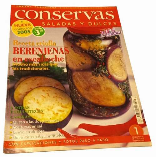 Revista Conservas Berenjenas Receta Criolla N 1 Año 2005 