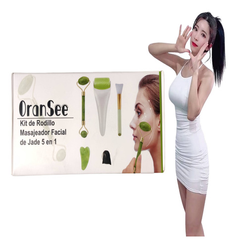 Gua Sha Jade Stone Facial Massage Anti-aging Wrinkles Tone