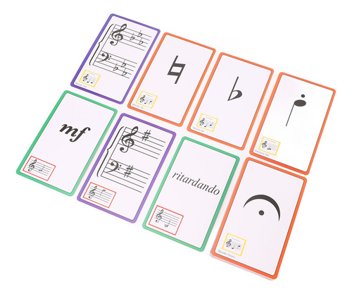 Tarjetas Didácticas Para Notas De Piano, 50 Unidades, Codifi