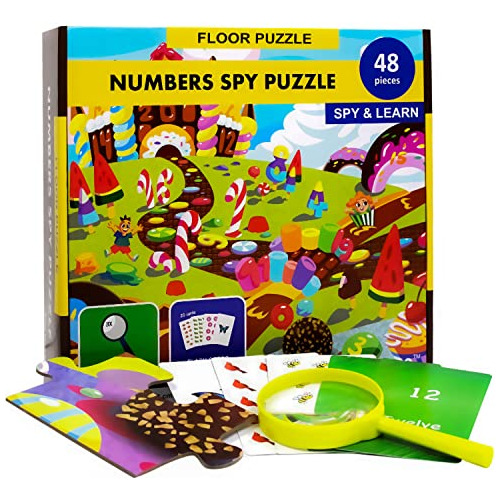 I Spy Alphabet Puzzle Con El Vocabulario Y El Aumento L8gzb