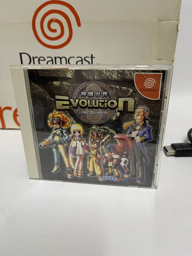 Sega Dreamcast Japon Con Juego Evolution Con Spinecard Blanco (Usado)