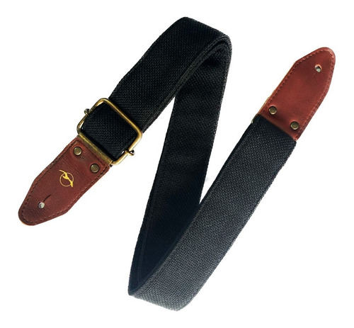 Yute Negro - Tahalí Seagull Strap Para Guitarra O Bajo