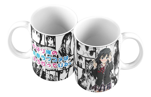 Taza Mug 11oz Anime Hamachi Oregairu Yukino Yukinoshita 