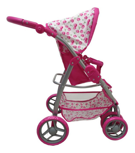 Carriola Para Muñecas De Lujo Intercambiable,bambineto, Color Rosa