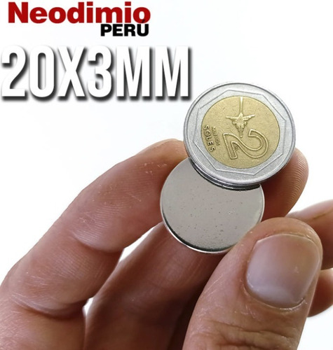 Iman Neodimio 20 X 3  Mm N45