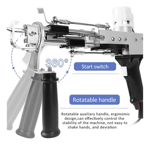 Tufting Gun 2 En 1,pistola De Alfombra Eléctrica For Tejer