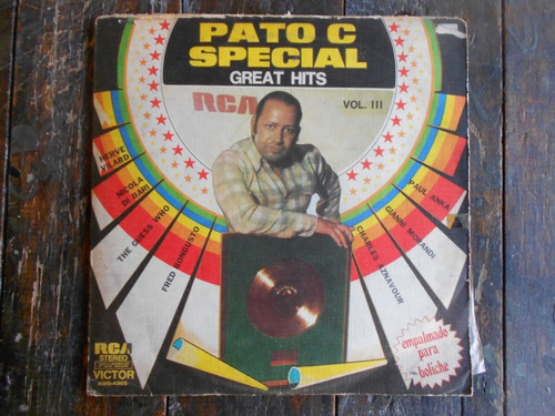 Pato C Great Hits Vol 3 Lp Vinilo 8 Puntos
