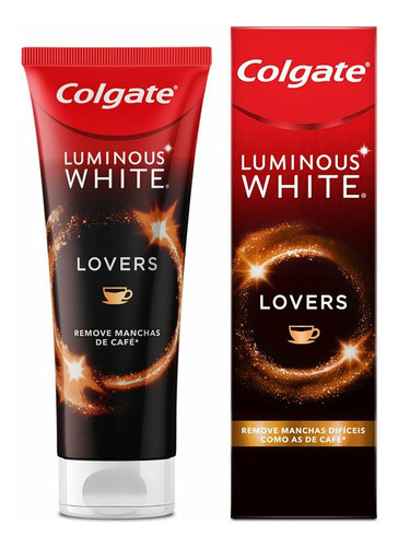 Colgate Luminous White Lovers Café Branqueador Fresh Mint Creme - Unidade - 1 - 70 g