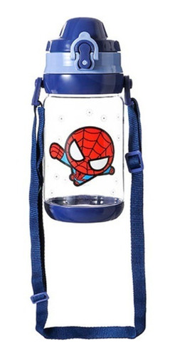 Garrafa Marvel Homem-aranha Miniso - Cor Azul