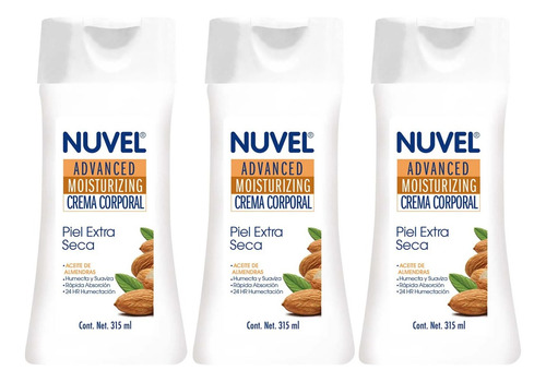 Crema Corporal Nuvel Advanced Moisturizing Piel Extra Seca