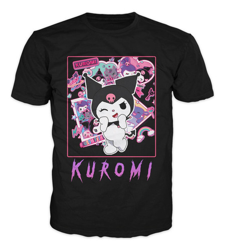 Camiseta De Kuromi Adultos Y Niños