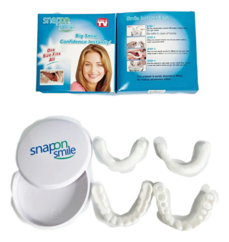 Dientes Postizos Ajustable Dentadura Carillas Dentales Molde
