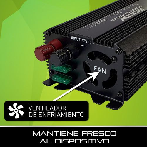 Inversor De Voltaje Taika 500 Watts Tk-pw500