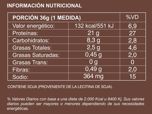Imagen 2 de 3 de Vegan Protein Soja Y Arvejas Woc-naranja 1.5 Kg Nutr. Center