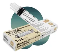 Comprar Seringa 3ml Descartável Bico Luer Lock S\u002F Agulha - Cx 100un