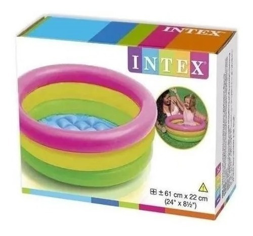 Piscina Inflable Intex 61cm Piso Acolchado