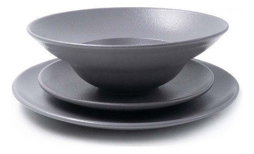 Set Vajilla Magma De Porcelana Rak X18 Piezas Para 6