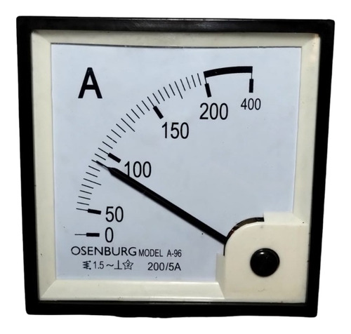 Amperimetro Analogico 200a 96x96mm Osenburg