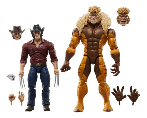 Wolverine 50 Anniversary Marvel Legends Logan And Sabretooth