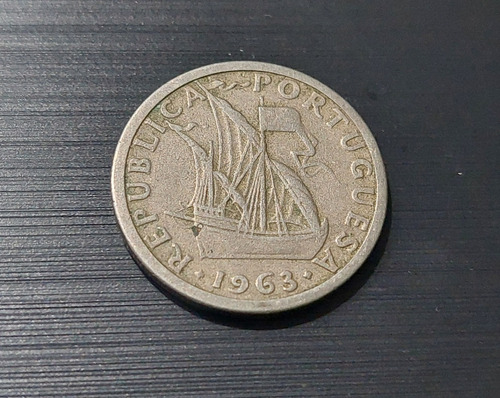 Moneda De 2 1/2 Escudos Año 1963