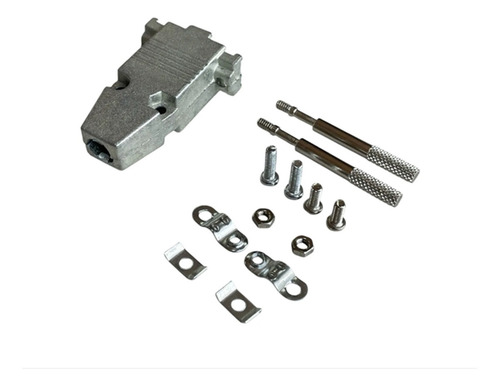 Capa Db9 / Hd15 Metal Kit Longo Porca E Parafuso - 4 Pçs