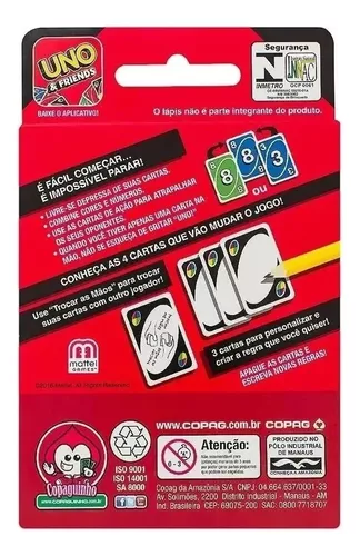 UNO Original: Jogo de Cartas