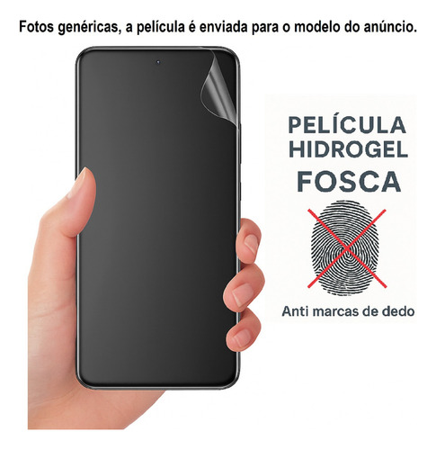 Kit 2 Película Fosca Hidrogel Para Redmi Note 13 6.67
