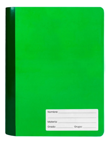 Cuaderno Profesional Color Verde Raya Luna De Papel