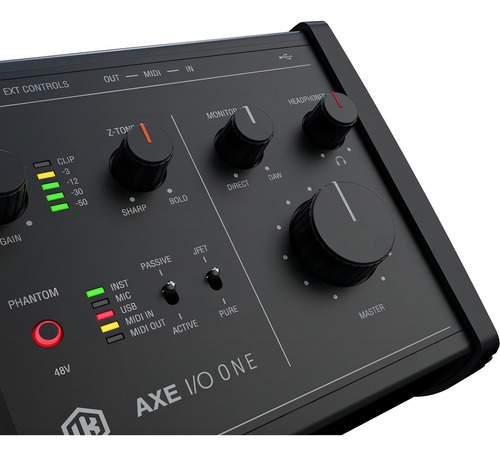 Interfaz De Audio Ik Multimedia Axe I/o One Color Negro