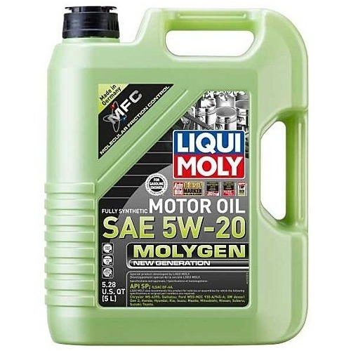 Aceite Liqui Moly Sintético 5w20 Molygen 5litro 